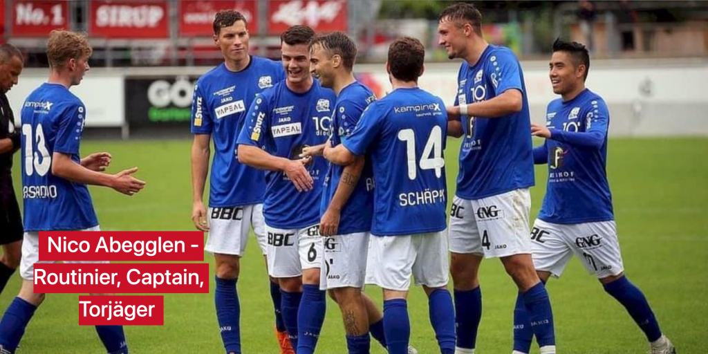 Nico Abegglen Routinier, Captain, Torjäger Home FC Gossau